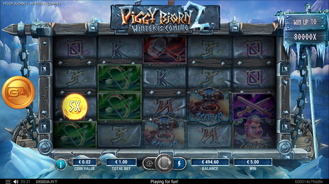 Piggy Bjorn 2 – gevinst på Piggy Loot